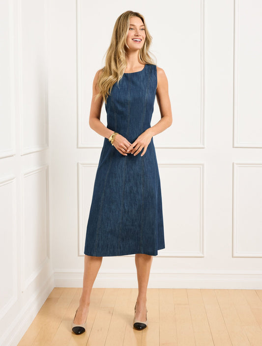 Talbots REFINED DENIM DRESS