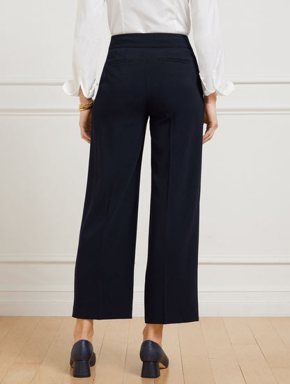 Talbots EASY TRAVEL WIDE LEG ANKLE PANTS