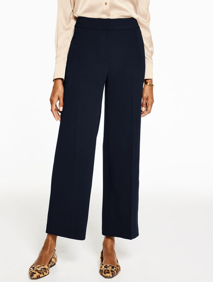 Talbots EASY TRAVEL WIDE LEG ANKLE PANTS