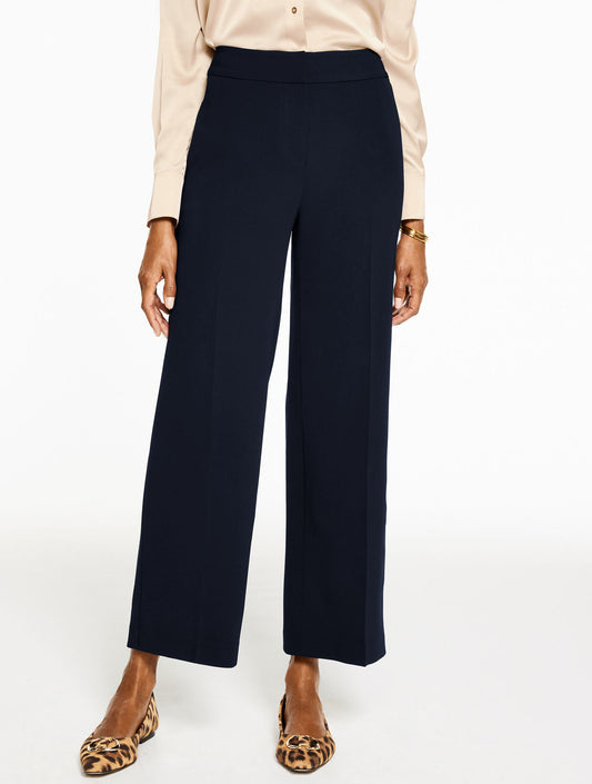 Talbots EASY TRAVEL WIDE LEG ANKLE PANTS