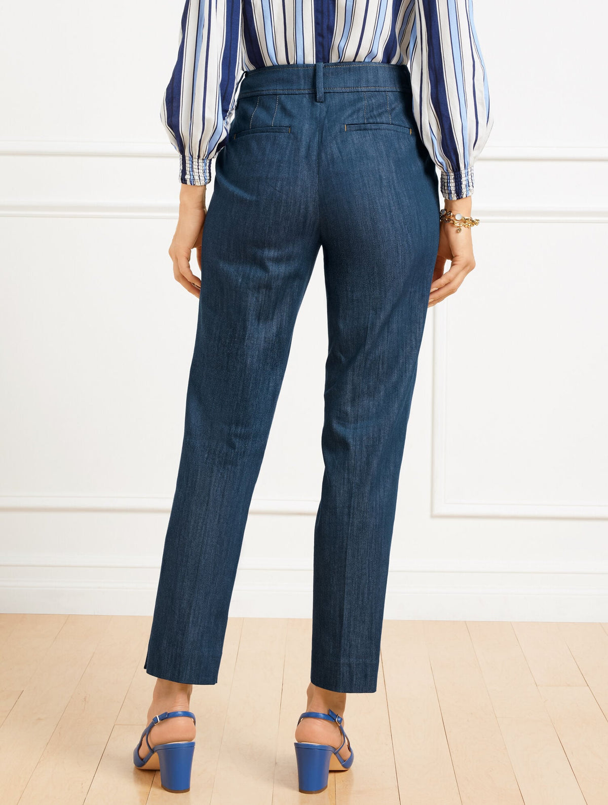 Talbots REFINED DENIM SLIM LEG PANTS