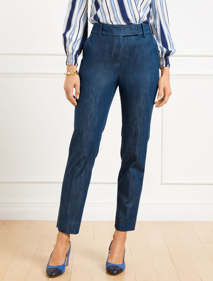 Talbots REFINED DENIM SLIM LEG PANTS