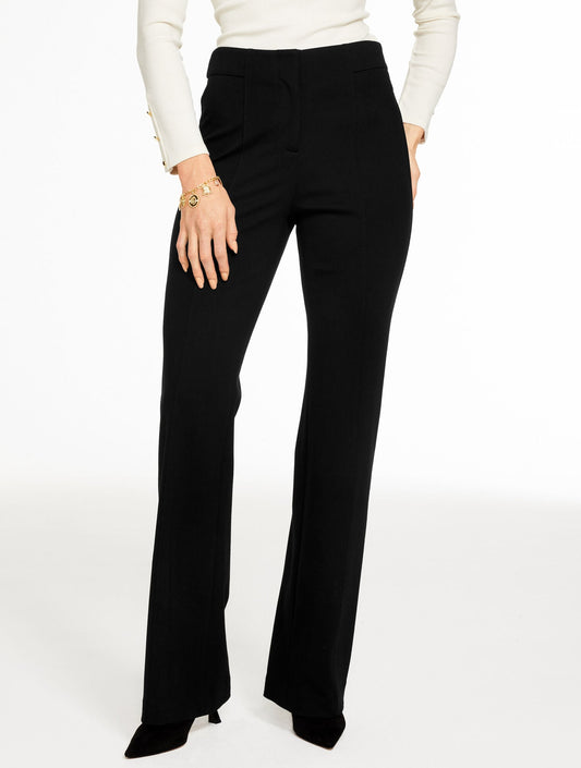 Talbots LUXE PONTE FLARE LEG PANTS