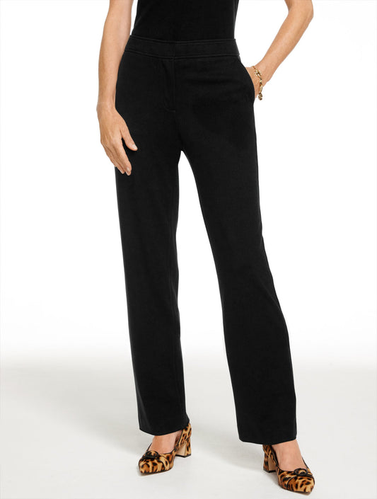 Talbots LUXE PONTE STRAIGHT LEG PANTS