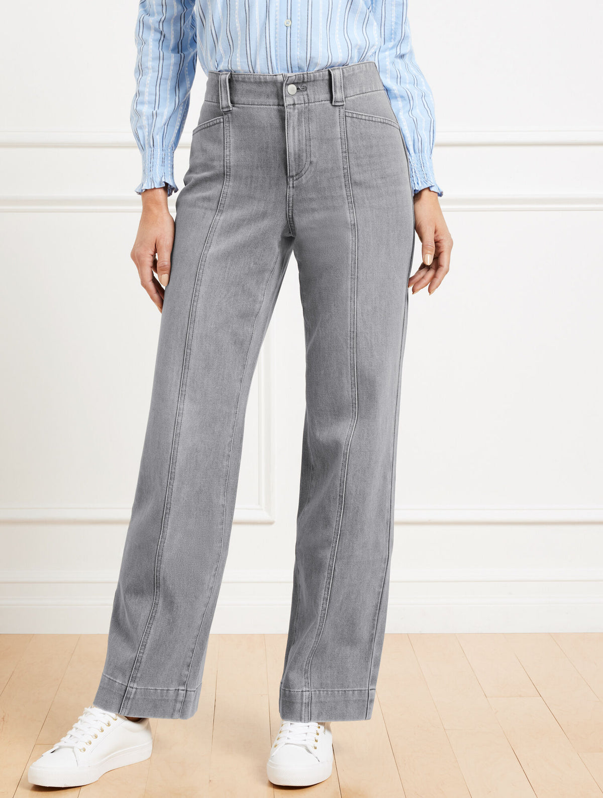 Talbots CLASSIC JEAN TROUSERS - STERLING WASH