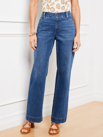 Talbots CLASSIC TROUSER JEANS - KINNEY WASH
