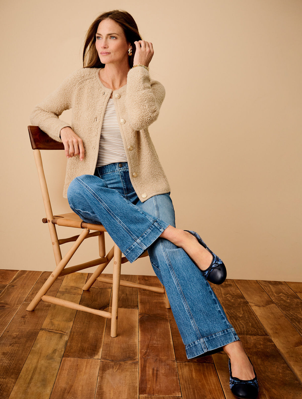 Talbots CLASSIC JEAN TROUSERS - RENWICK WASH