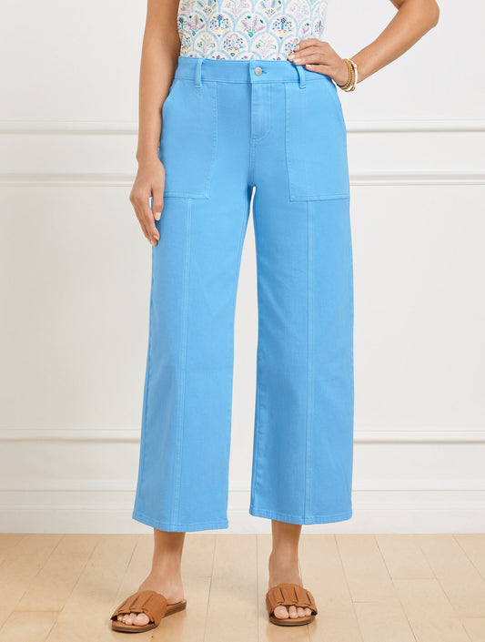 Talbots WIDE CROP JEANS