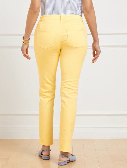 Talbots SLIM ANKLE JEANS - GARMENT DYE - CURVY FIT