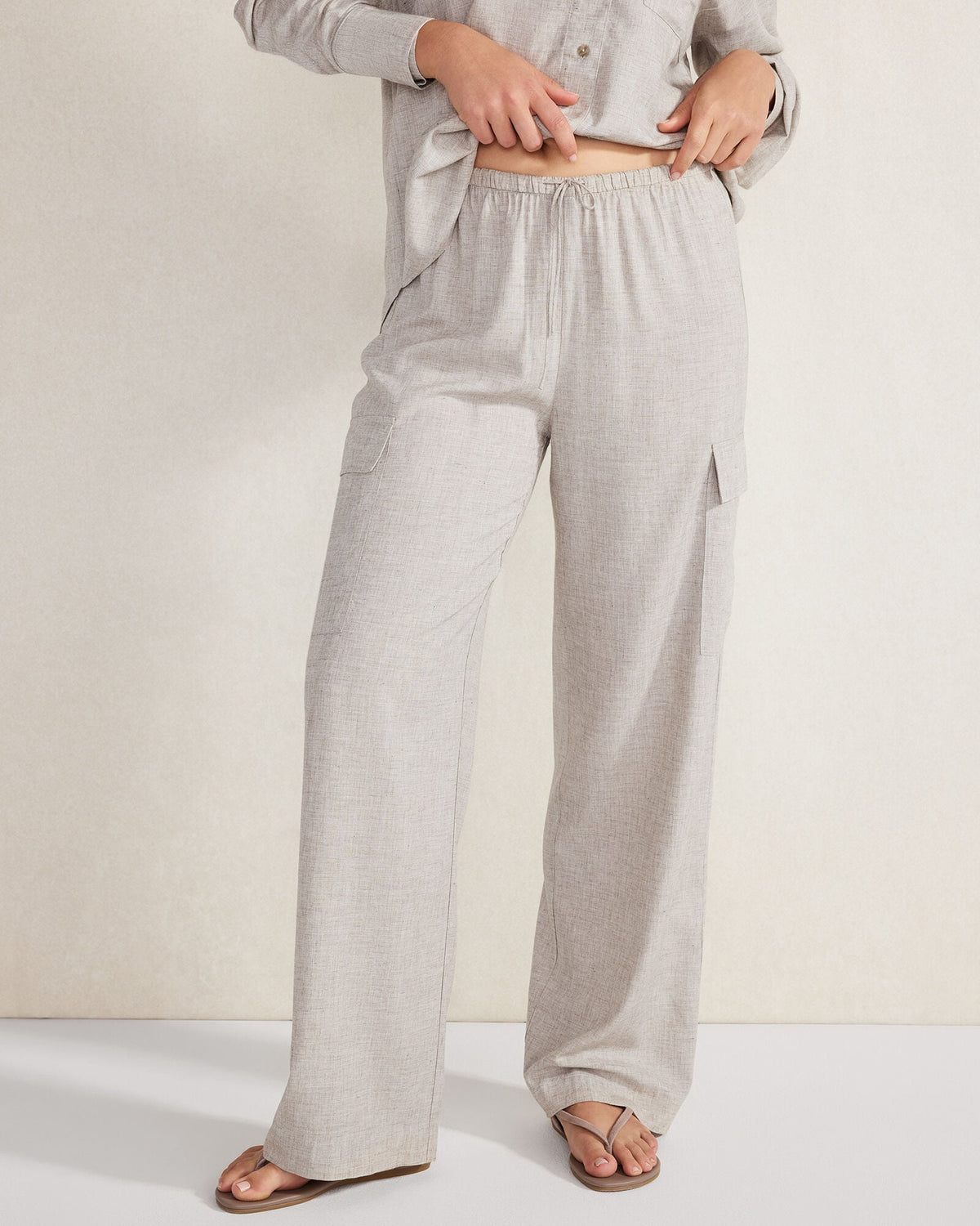 Talbots DRAPEY WOOL CARGO PANTS