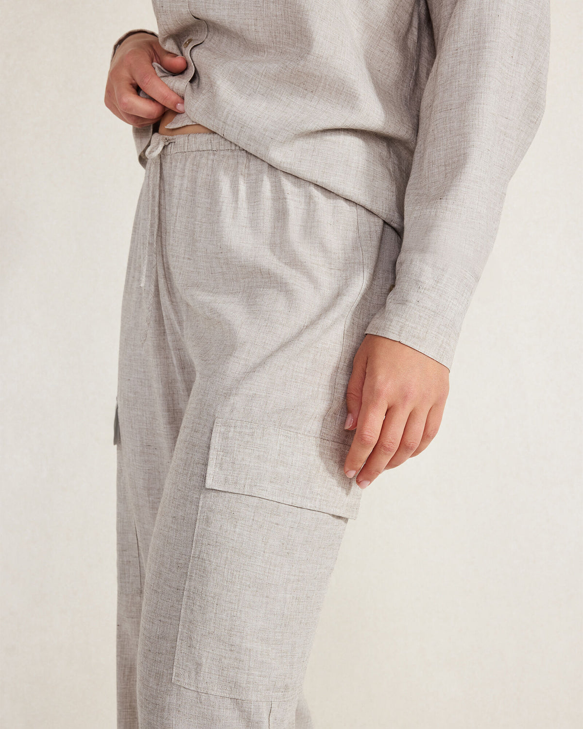 Talbots DRAPEY WOOL CARGO PANTS