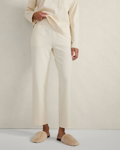 Talbots ORGANIC COTTON OTTOMAN RIB PANTS