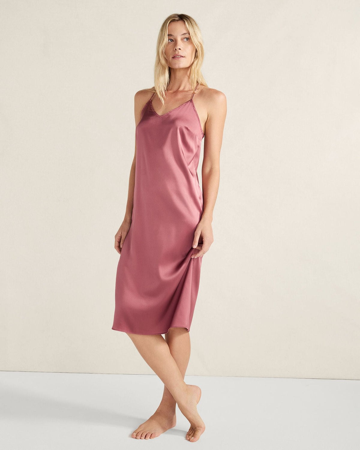 Talbots WASHABLE SILK CHEMISE