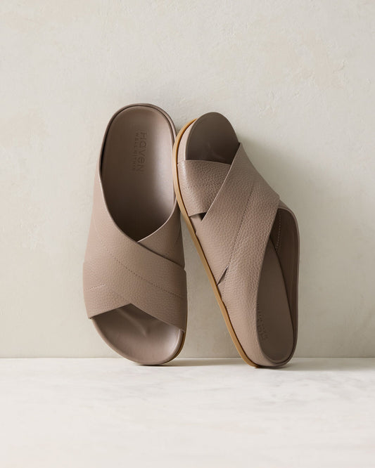 Talbots LEATHER CRISS-CROSS SANDALS
