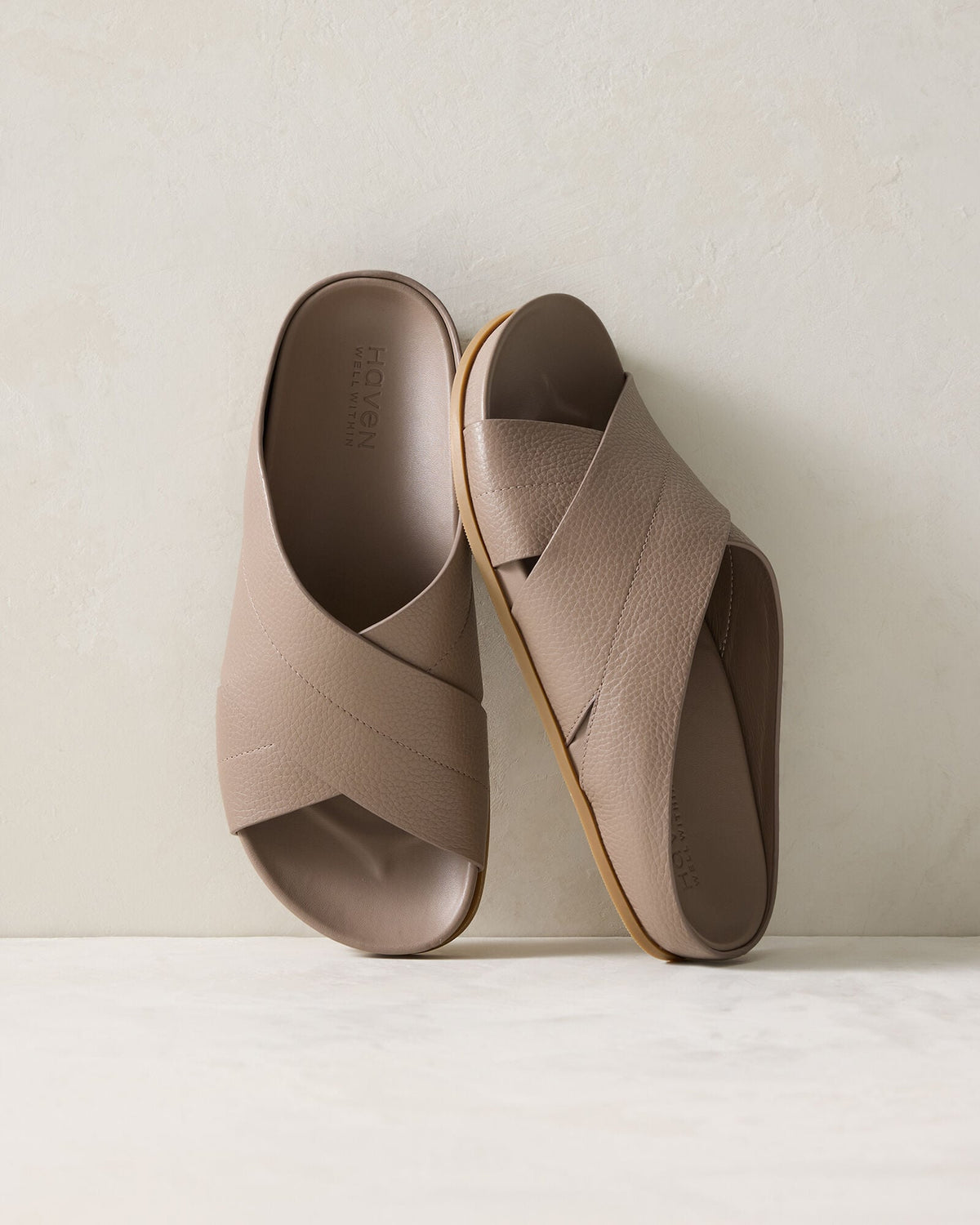 Talbots LEATHER CRISS-CROSS SANDALS