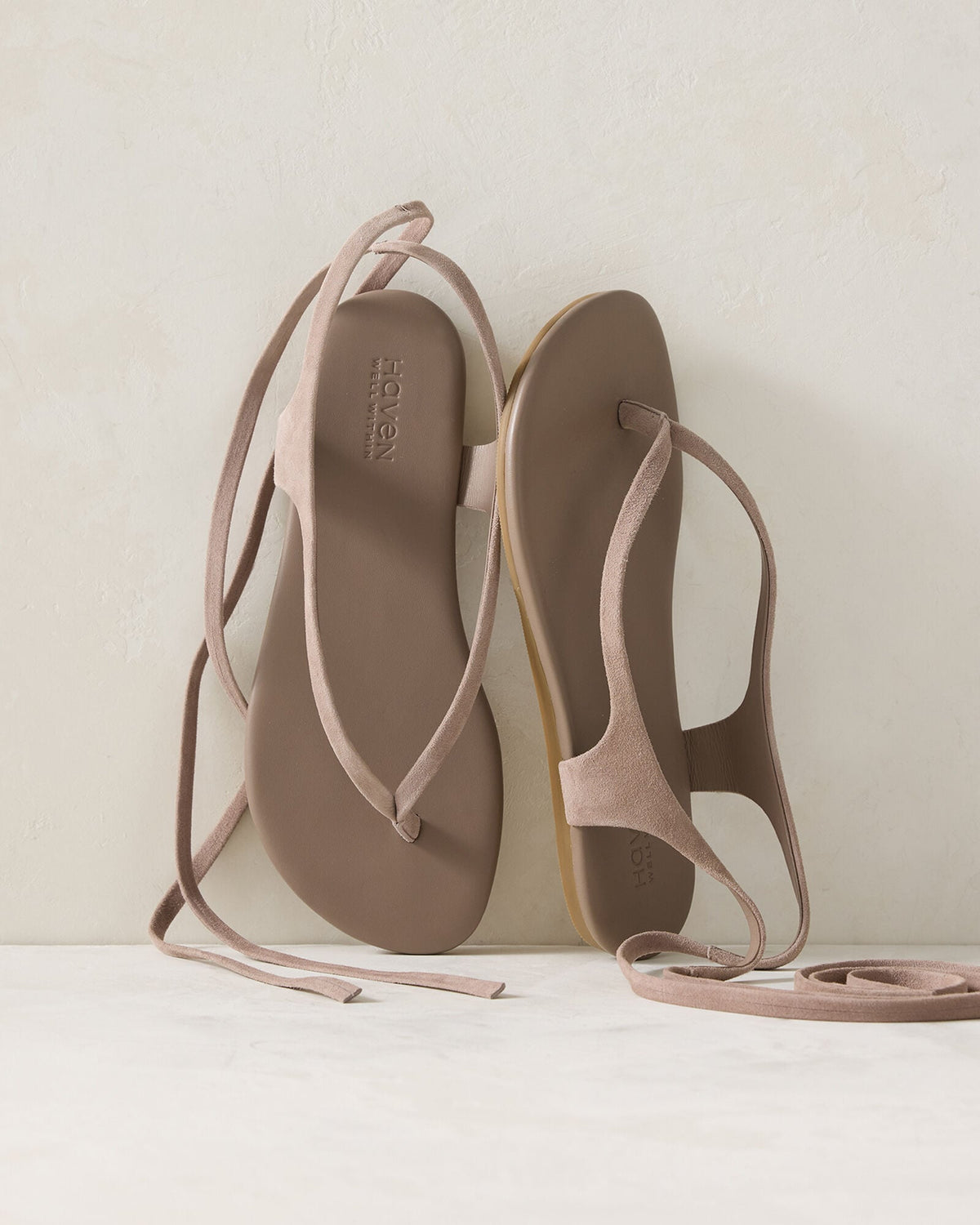 Talbots SUEDE WRAP-UP THONG SANDALS
