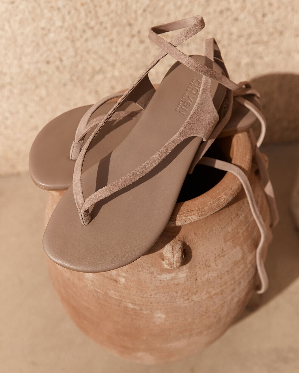 Talbots SUEDE WRAP-UP THONG SANDALS