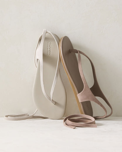 Talbots SUEDE WRAP-UP THONG SANDALS