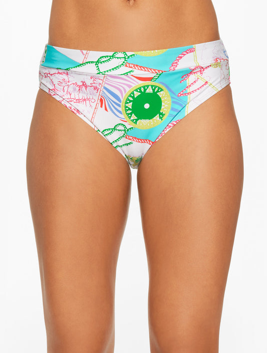 Talbots AQUA CLUB HIGH WAIST SWIM BOTTOM - CÔTE D’AZUR