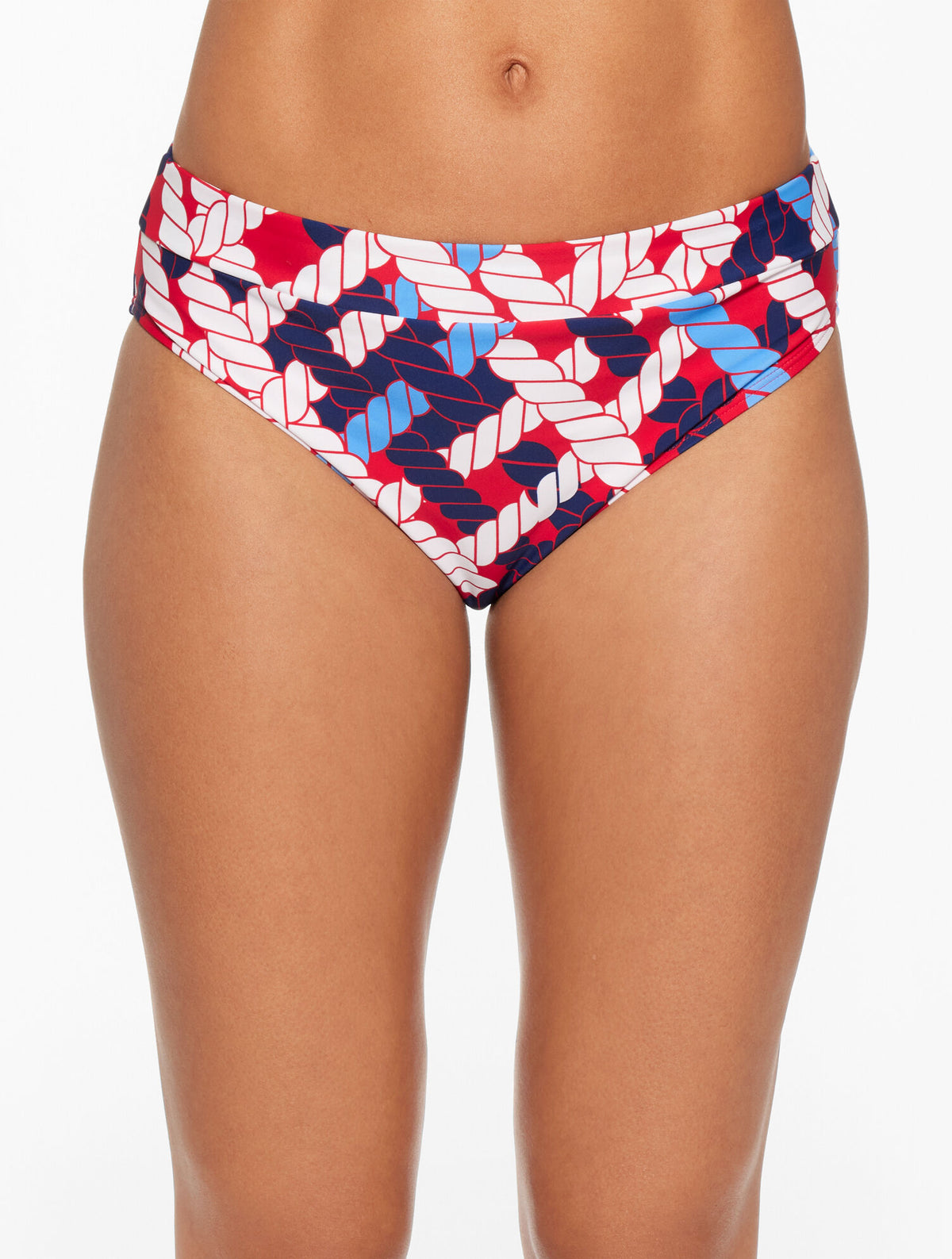 Talbots AQUA CLUB HIGH WAIST SWIM BOTTOM - NAUTICAL VIBES