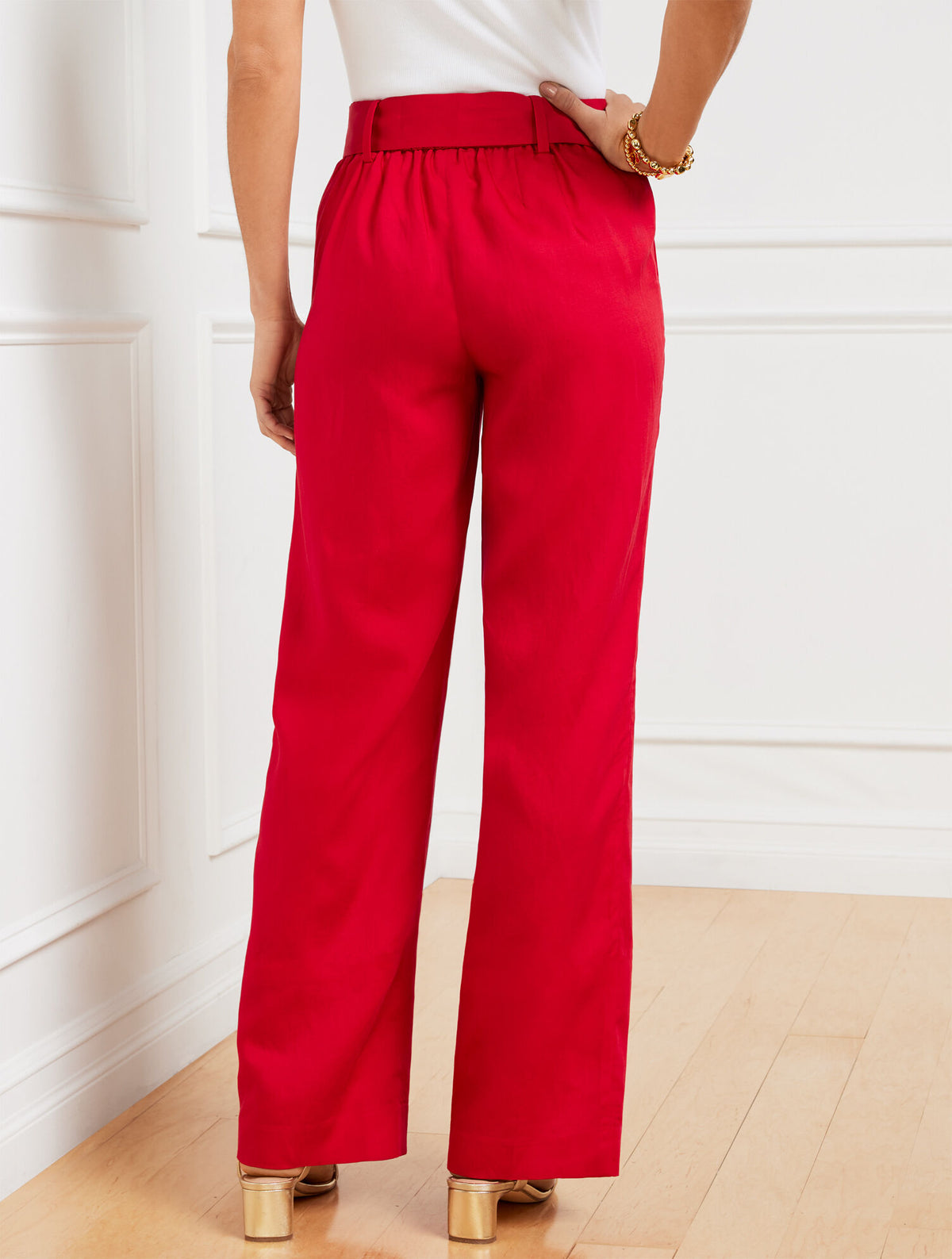 Talbots WIDE LEG PULL-ON PANTS