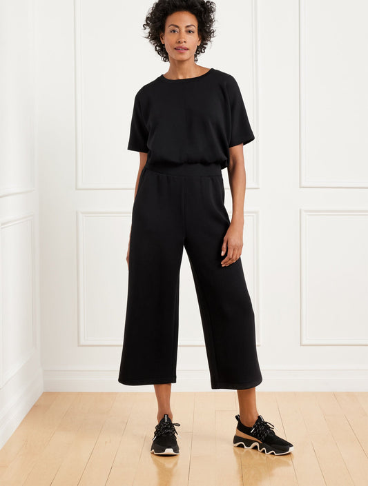 Talbots AIRKNIT STRETCH CREWNECK JUMPSUIT