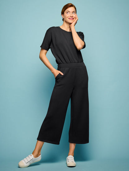 Talbots AIRKNIT STRETCH CREWNECK JUMPSUIT