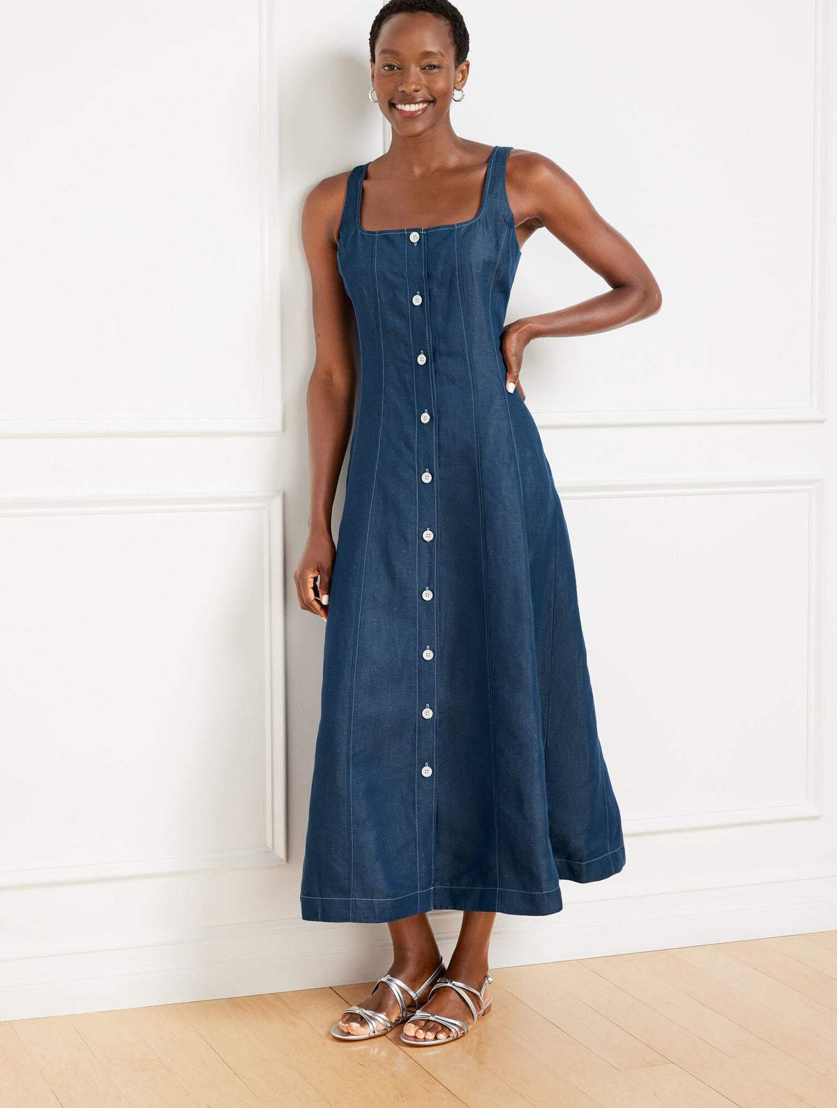 Talbots SEAM DETAIL FIT & FLARE DRESS