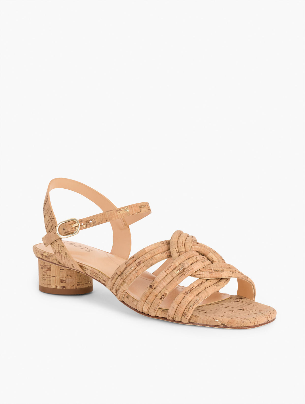 Talbots ADINA CORK BLOCK HEEL SANDALS