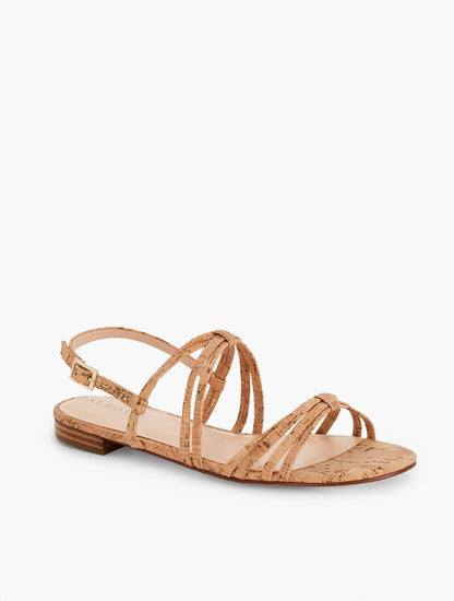 Talbots ARIA STRAPPY CORK SANDALS