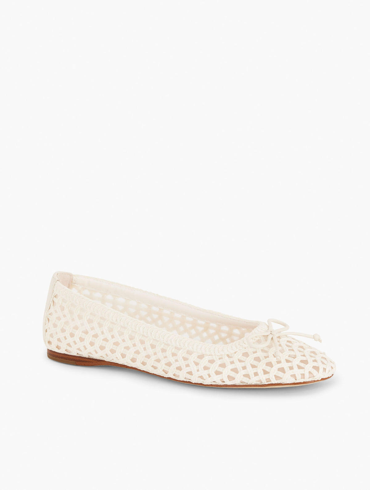 Talbots BLAINE SOFT SOLE LOOPY WOVEN BALLET FLATS