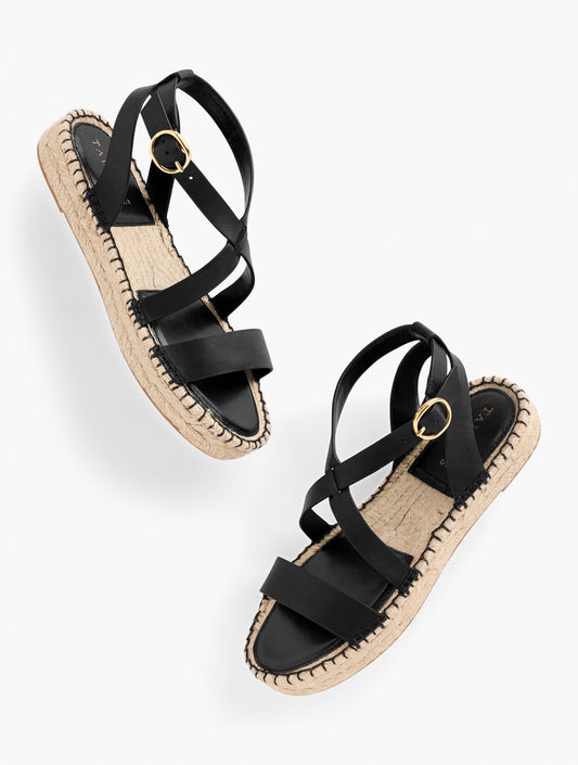 Talbots HESTER NAPPA ESPADRILLE SANDALS