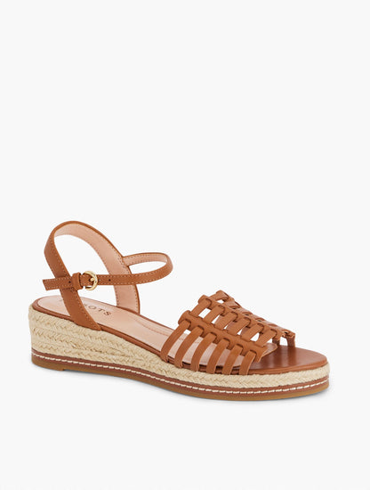 Talbots PAMELA WOVEN NAPPA WEDGE SANDALS