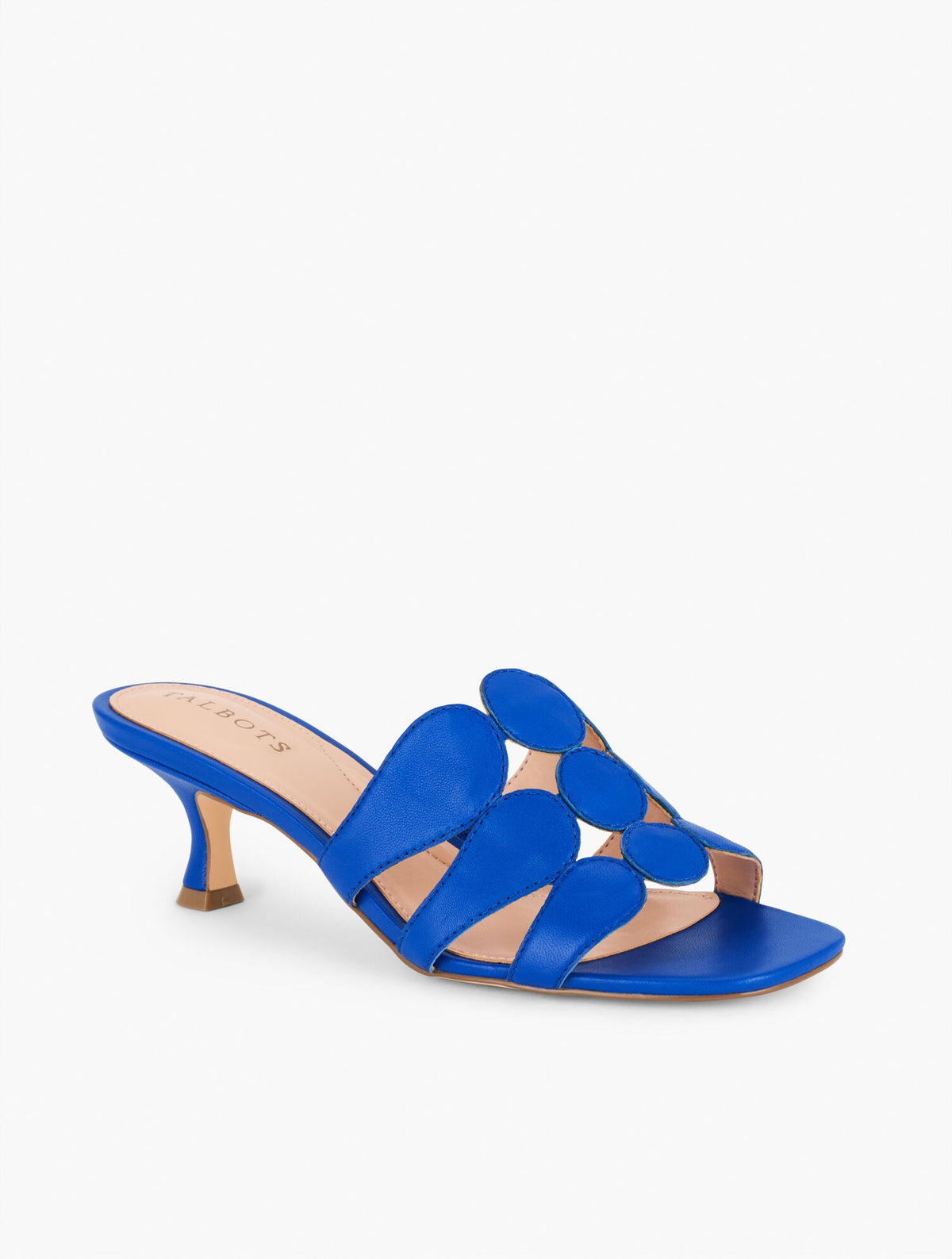 Talbots SABEL NAPPA FLARE HEEL SANDALS