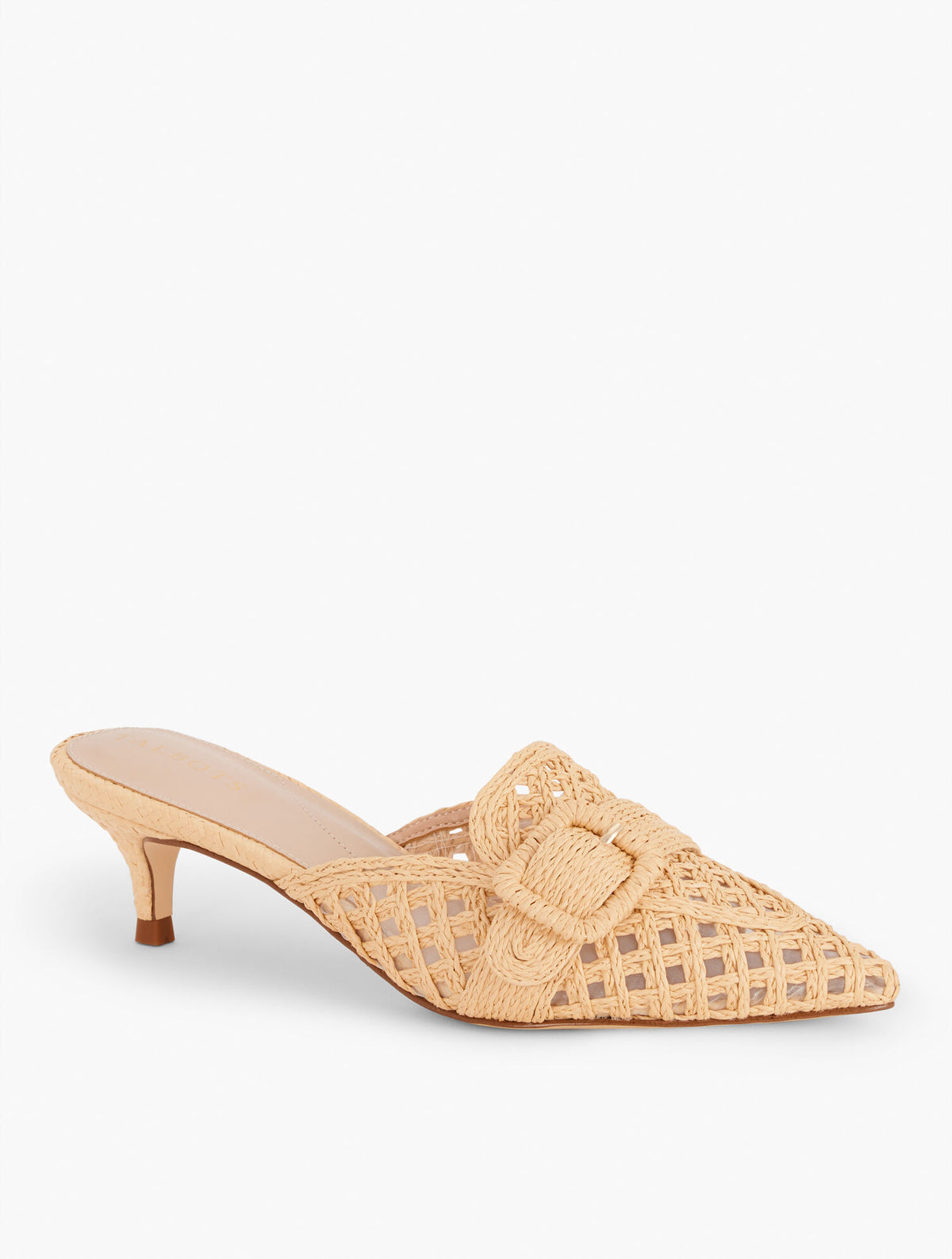 Talbots SYLVIE WOVEN RAFFIA MULES
