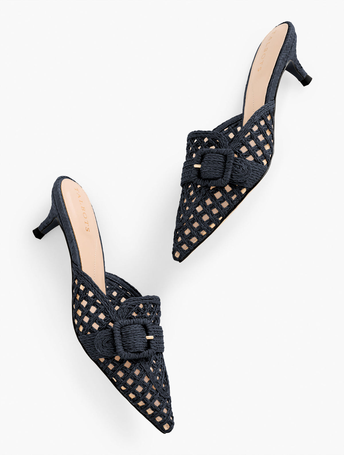 Talbots SYLVIE WOVEN RAFFIA MULES
