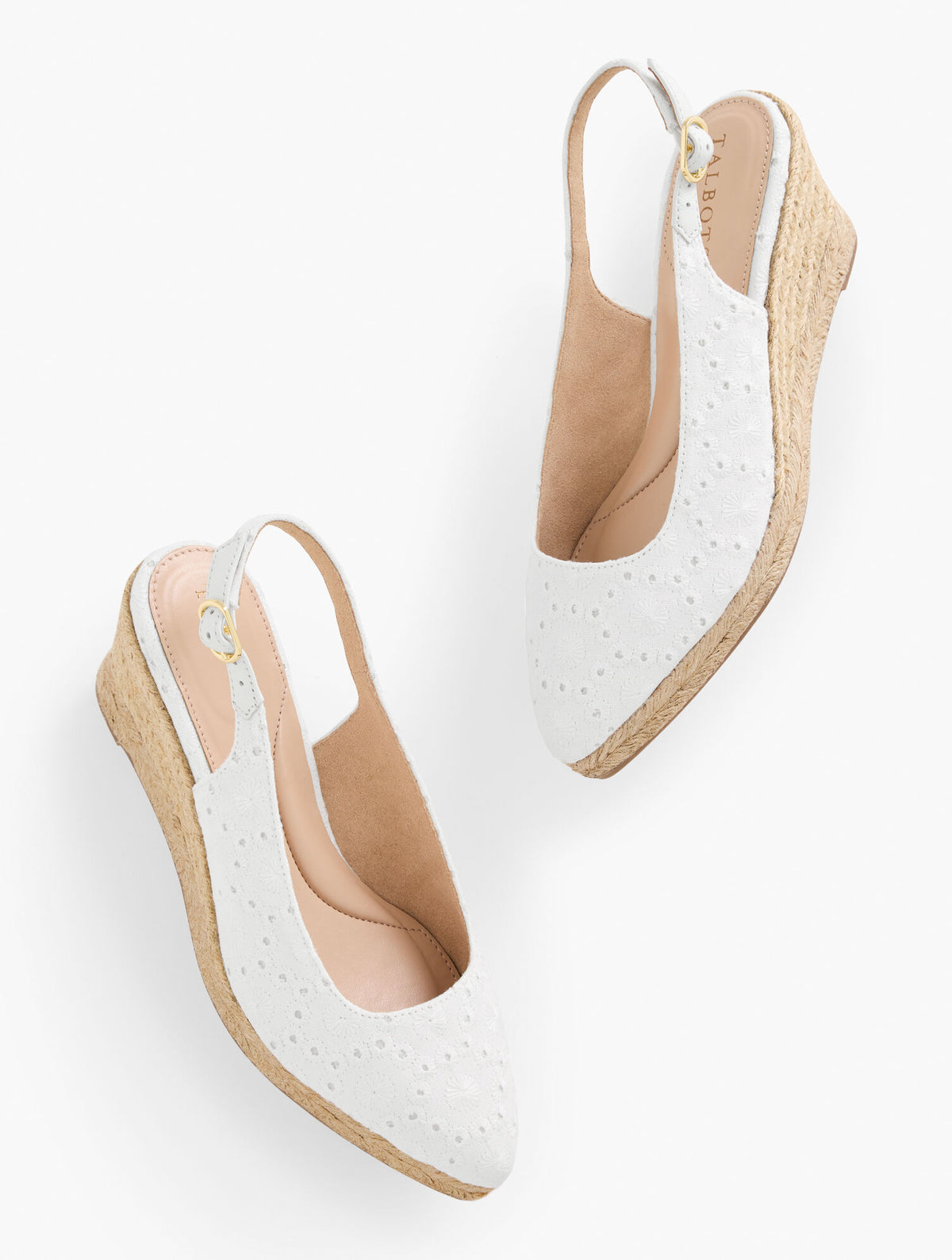 Talbots VIVI SLINGBACK ESPADRILLE WEDGES - EYELET