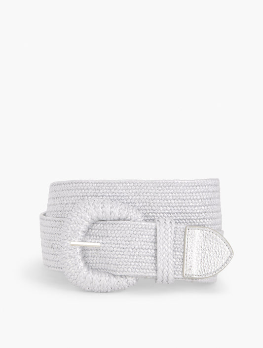 Talbots STRETCH WOVEN RAFFIA BELT