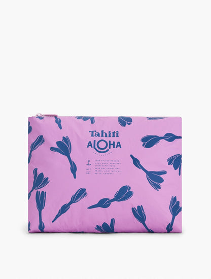 Talbots ALOHA COLLECTION MID SHELL LEI REVERSIBLE POUCH
