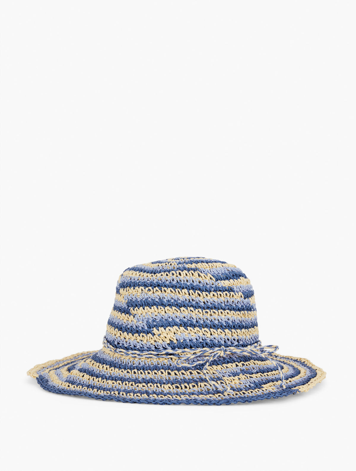 Talbots TWO-TONE STRAW HAT