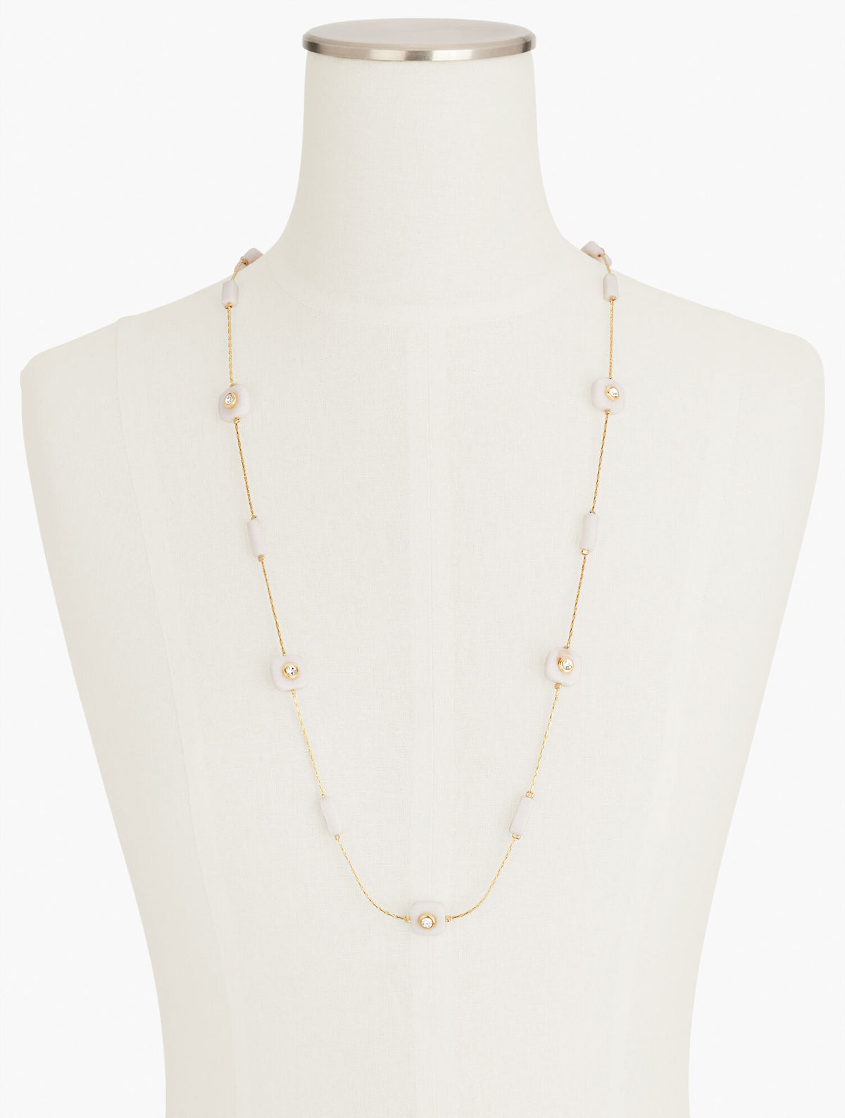 Talbots FLOATING GEO STONES CONVERTIBLE NECKLACE