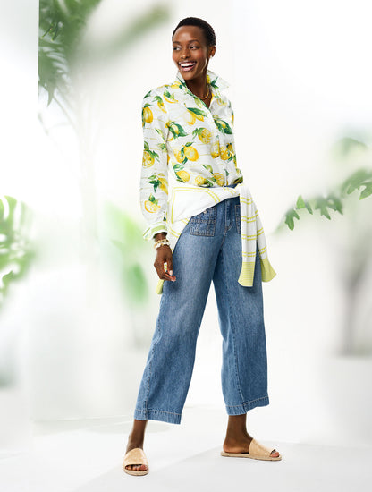 Talbots MODERN CLASSIC SHIRT - LUSCIOUS LEMONS