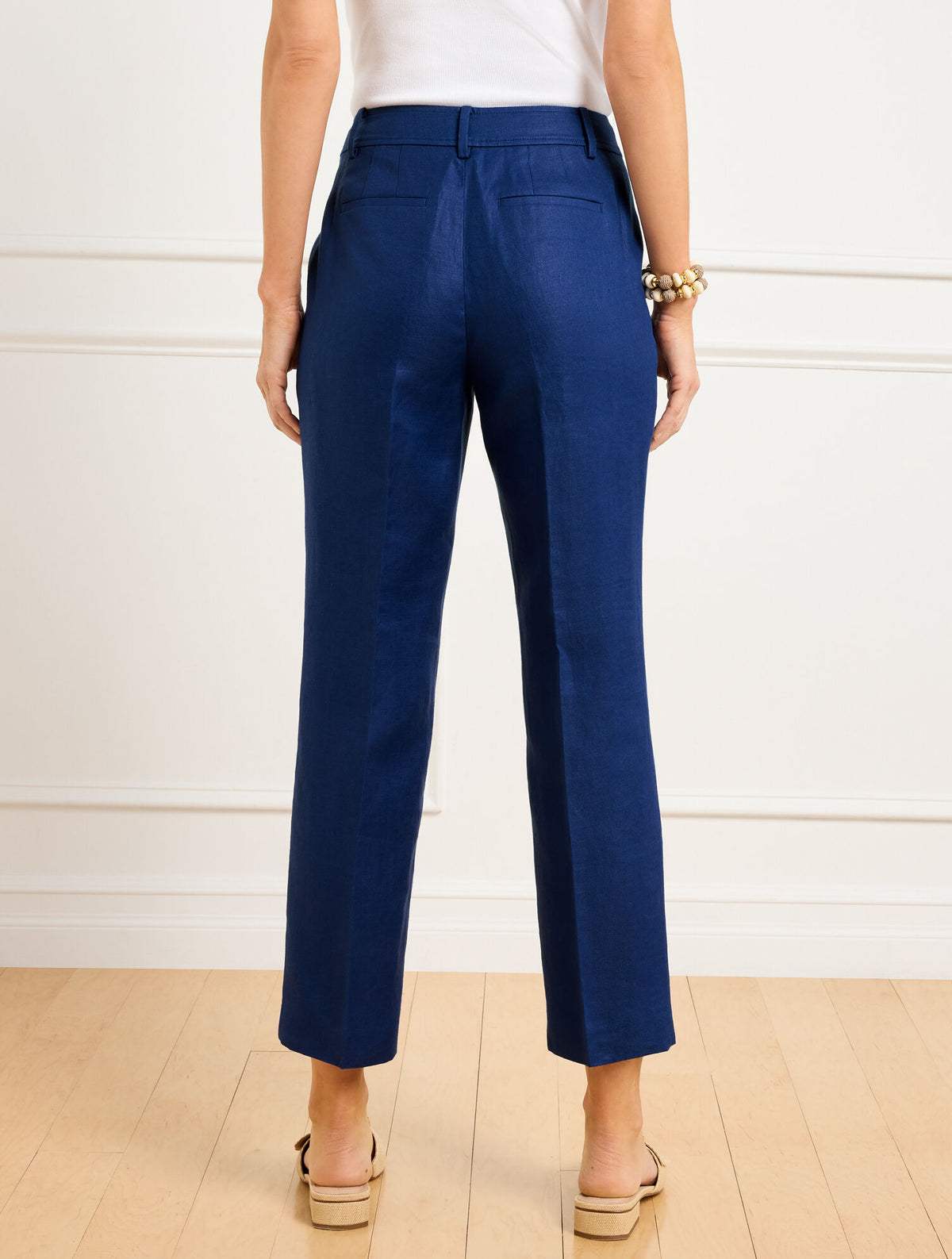 Talbots STRAIGHT LEG LUXE IRISH LINEN PANTS