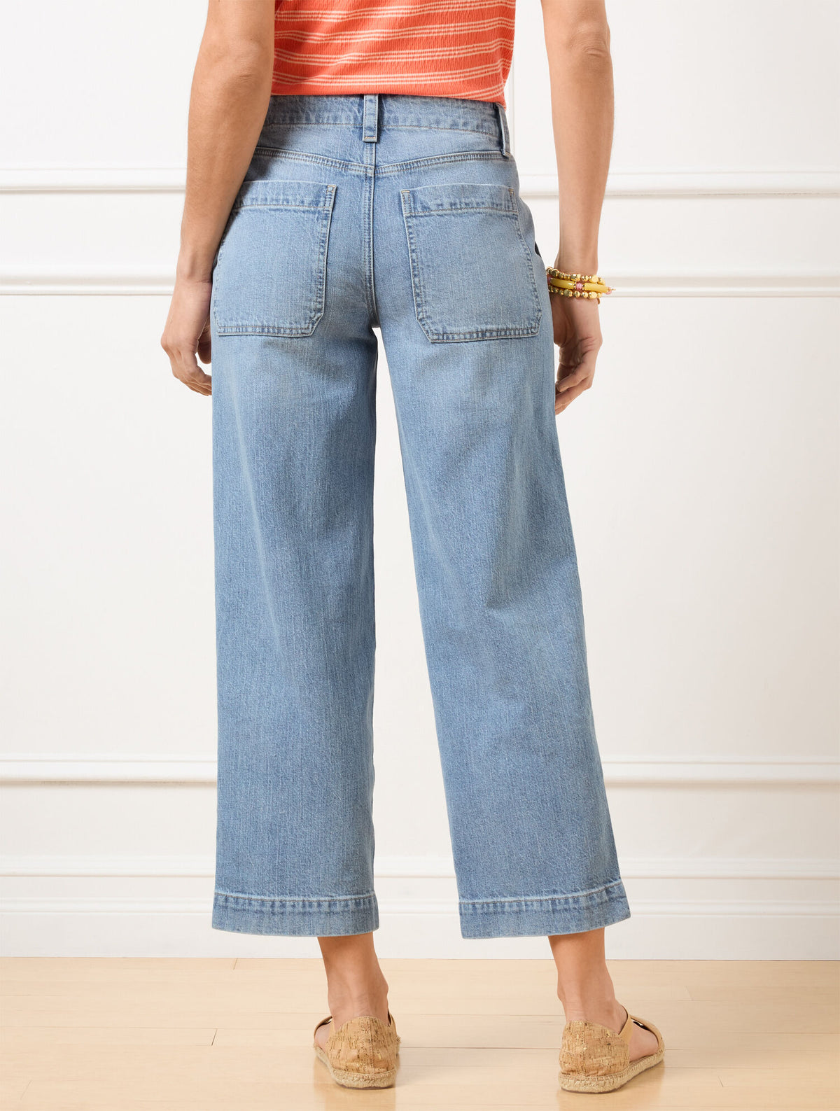 Talbots STRAIGHT CROP JEANS - MILANIA WASH