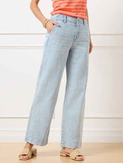 Talbots RELAXED TROUSER JEANS - FIA WASH