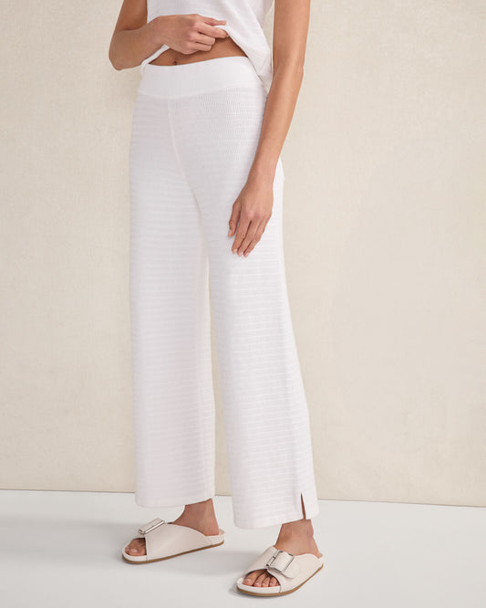 Talbots ORGANIC COTTON LINEAR STITCH STRAIGHT LEG PANTS