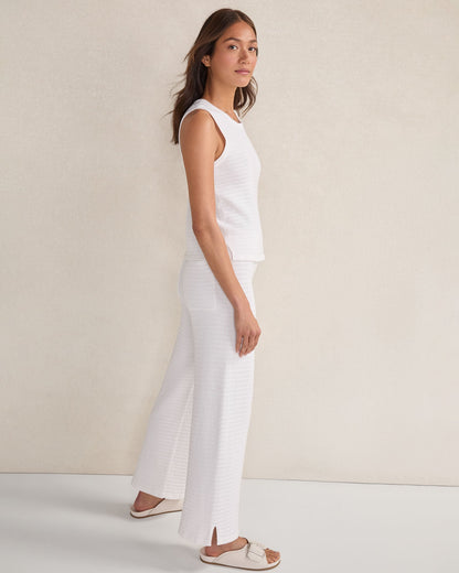 Talbots ORGANIC COTTON LINEAR STITCH STRAIGHT LEG PANTS