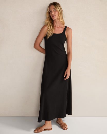 Talbots ORGANIC COTTON RIB KNIT MAXI DRESS