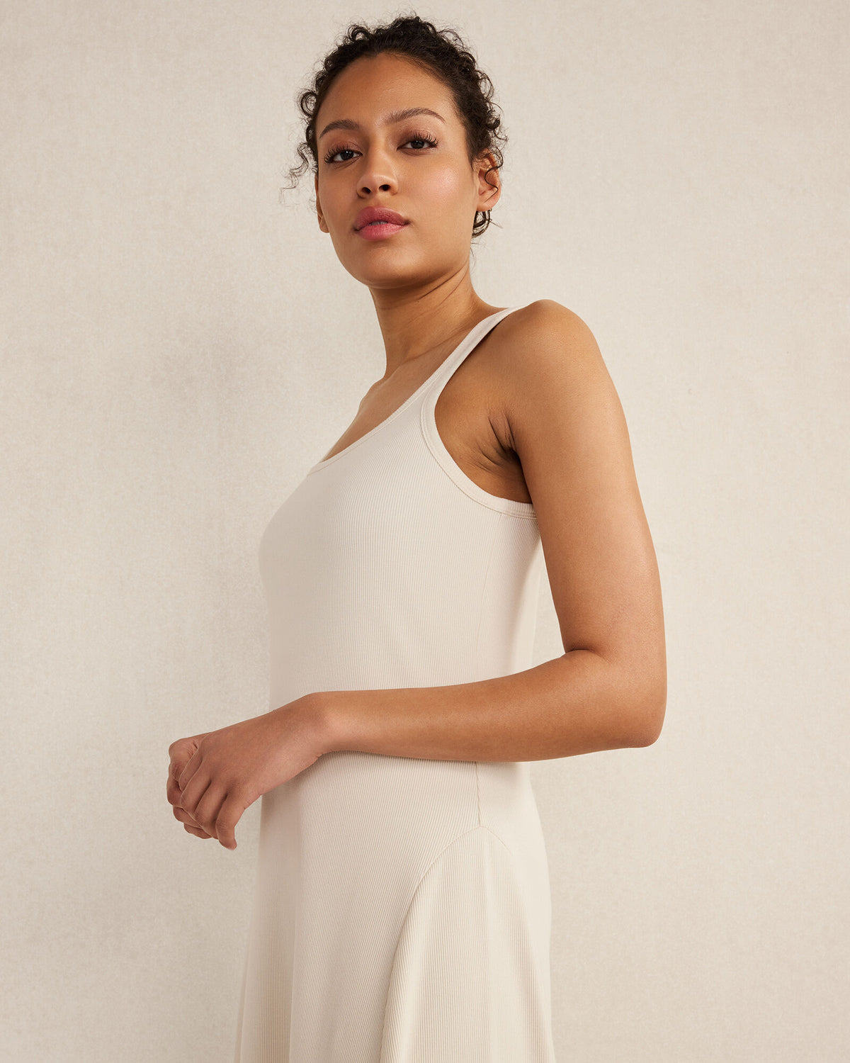 Talbots ORGANIC COTTON RIB KNIT MAXI DRESS