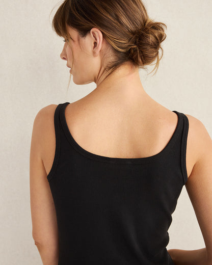 Talbots ORGANIC COTTON RIB KNIT TANK